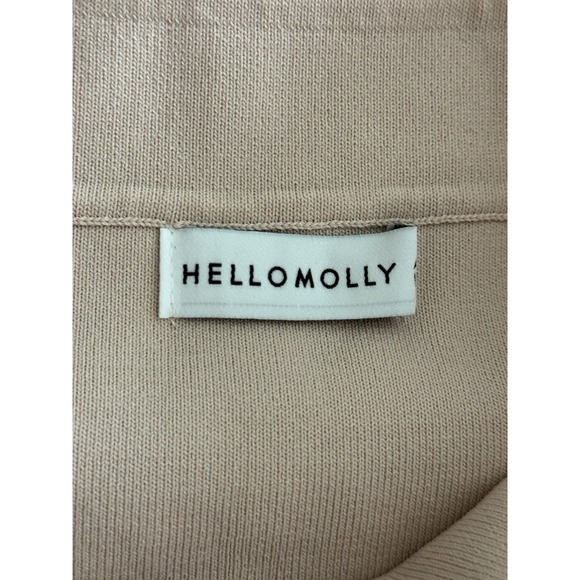Hello Molly Everybody Loves Me‎ Light Pink Bodycon Knit Off Shoulder Dress XS/S - Picture 5 of 8